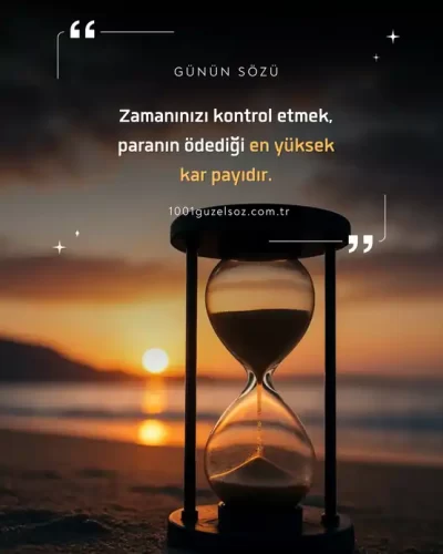 Zaman ile ilgili sözler