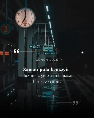 Mənalı sözlər və statuslar