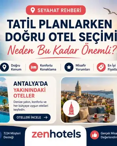 Tatil Planlarken Doğru Otel Seçimi Neden Bu Kadar Önemli?